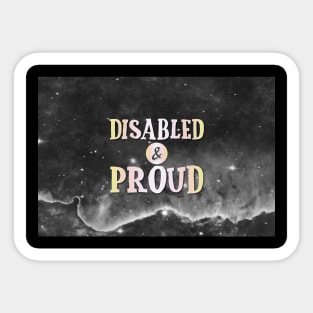 Disabled and Proud: Pangender Sticker